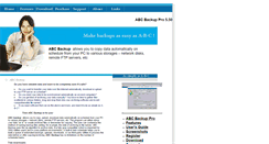 Desktop Screenshot of abcbackup.com